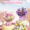 Nanci Flower Bouquet Building Block Set – DIY Decorative Model (HK121–HK123)